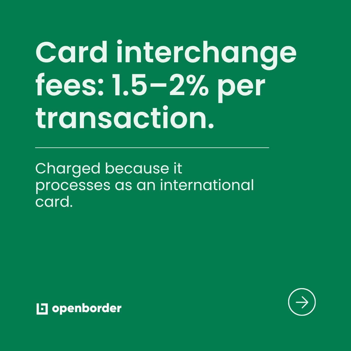 Hidden fees on every order