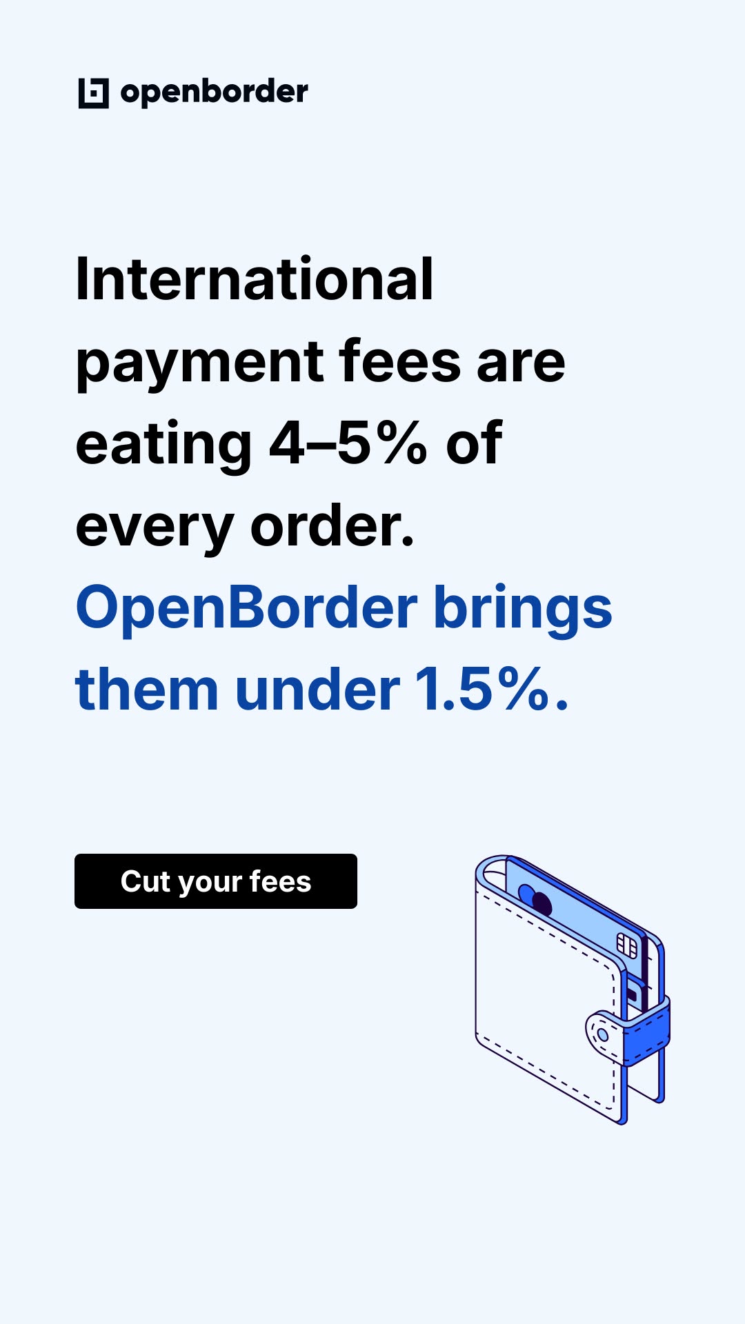5% to 1.5% on every order