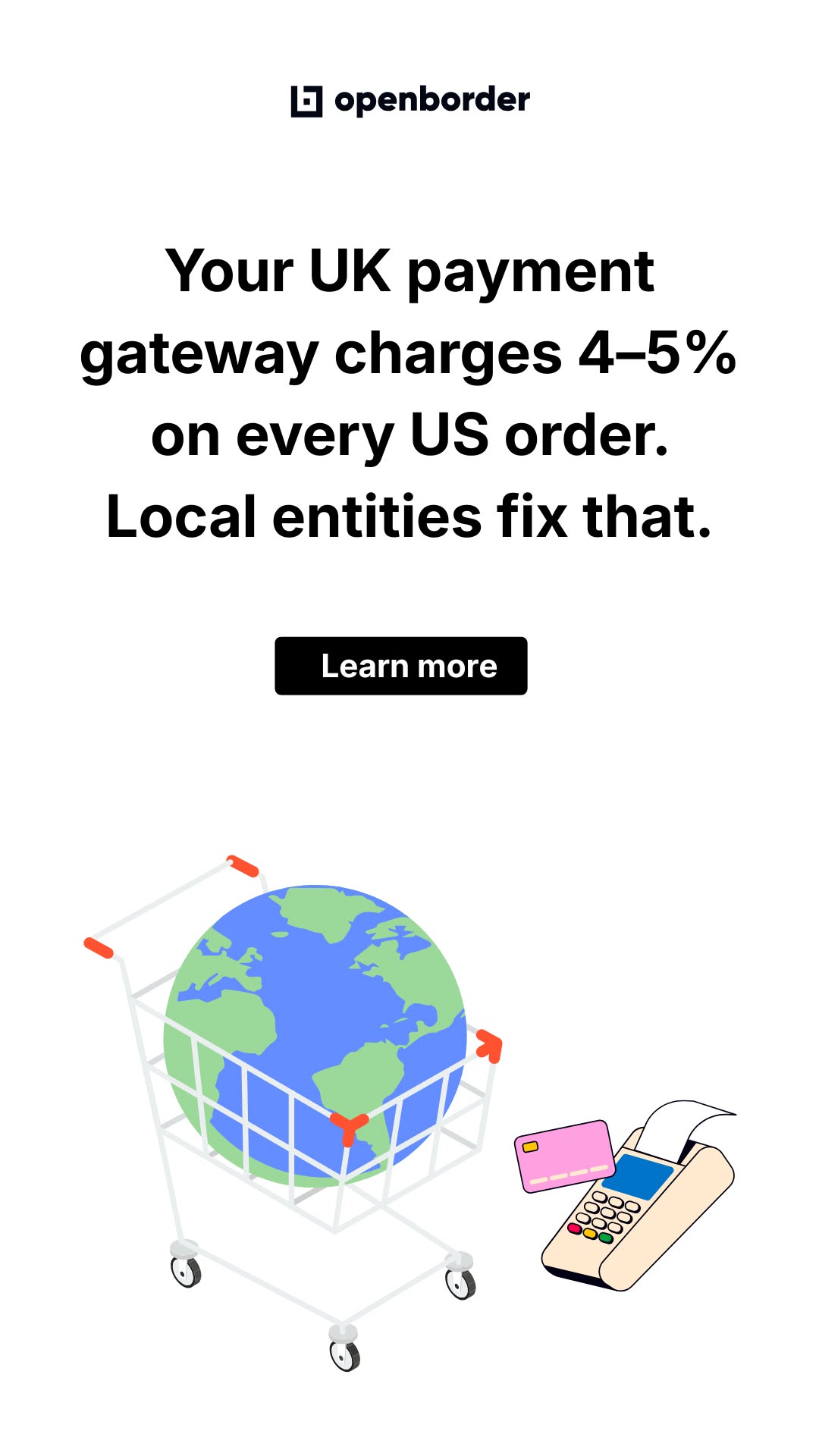 Local entities. Lower fees.